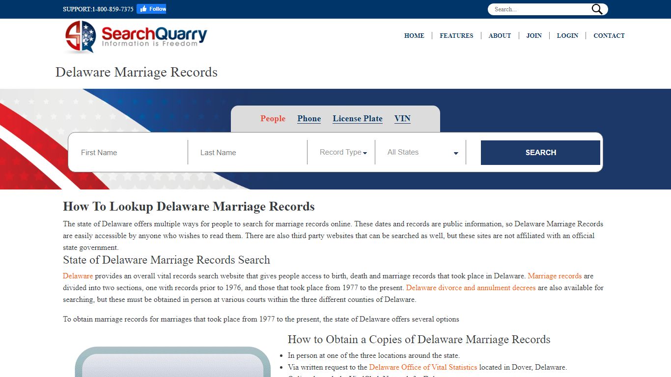 Free Delaware Marriage Records Search | Enter a Name to Begin